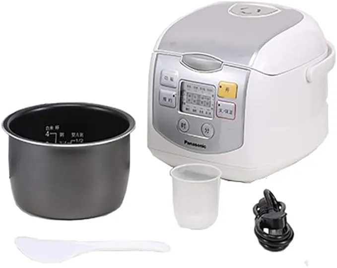 2L smart rice cooker with 400W power, 10 cooking menus, 24-hour timer, and keep-warm function.
