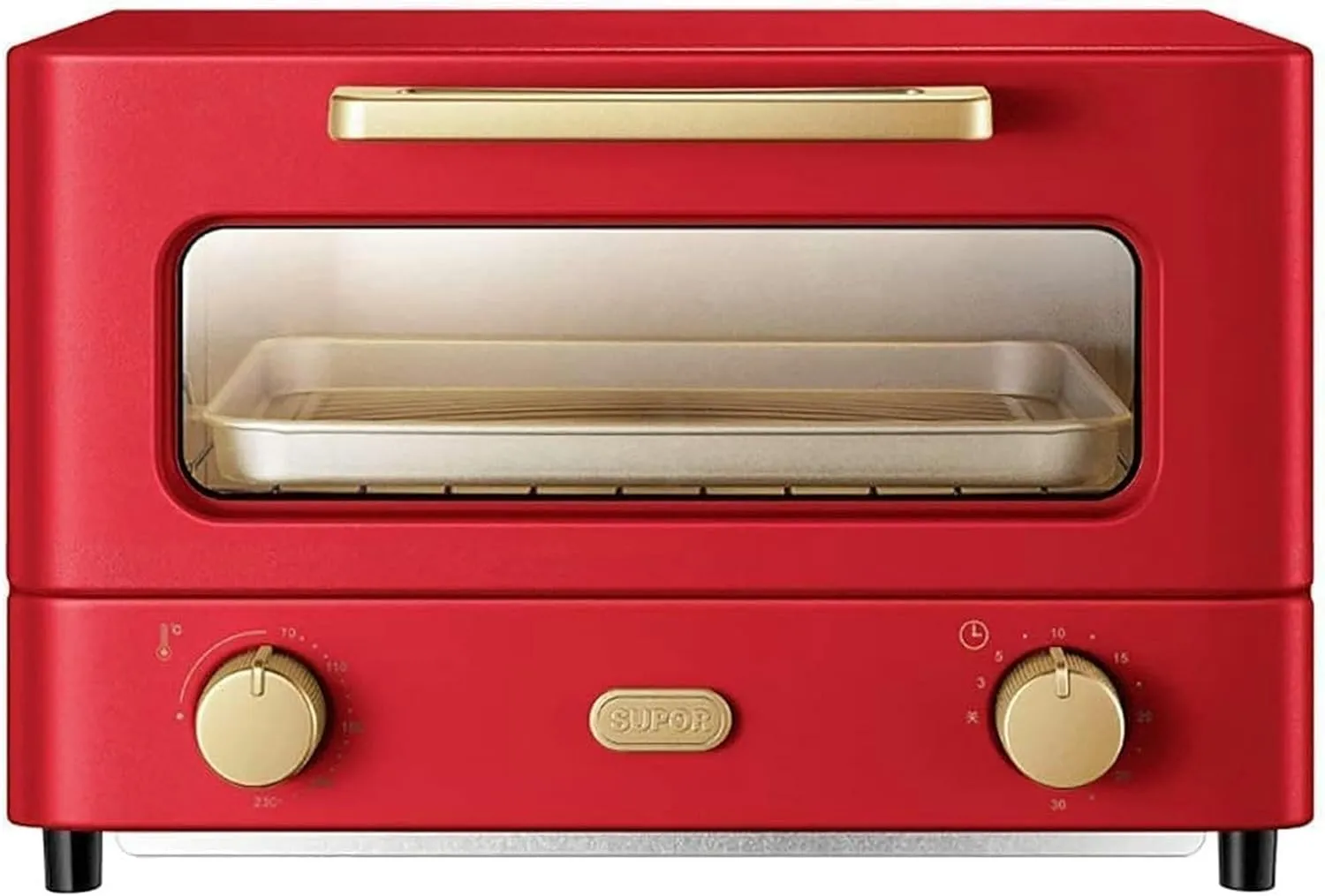 AMNOOL multifunction electric convection oven with automatic roast and bake barbecue functions.