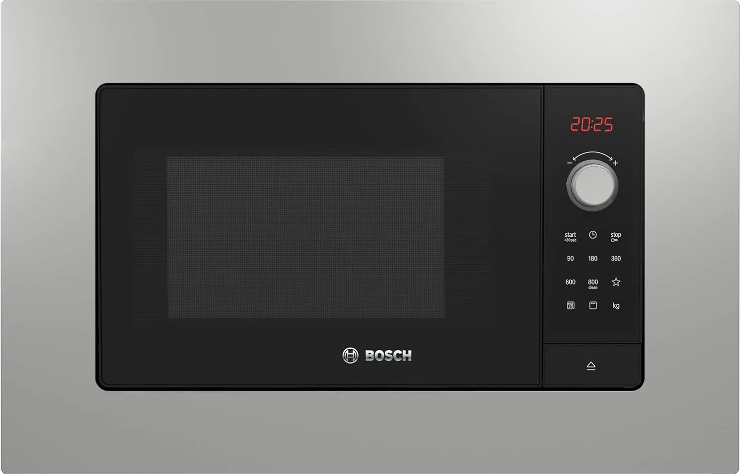 Bosch BEL653MS3M 45 cm built-in stainless steel microwave oven.