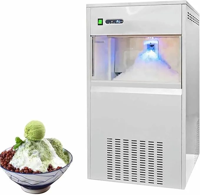 CIADAZ stainless steel commercial flake ice maker snow cone machine.