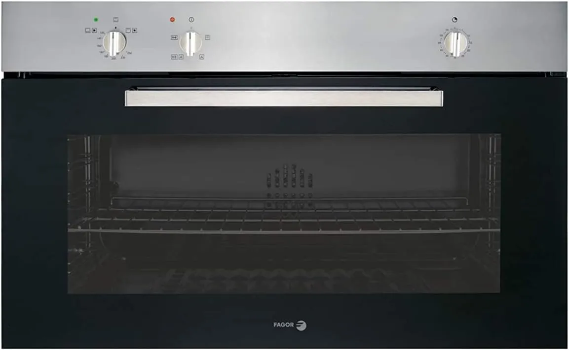 ChefTop 6H-902X 90 cm stainless steel multifunction gas range cooker.