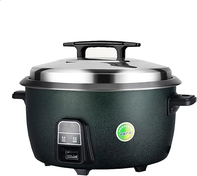 Commercial non-stick large rice cooker with automatic keep-warm function for restaurants, hotels, and canteens.
