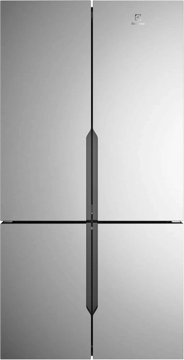 Electrolux stainless steel French door refrigerator with premium 4-door design.