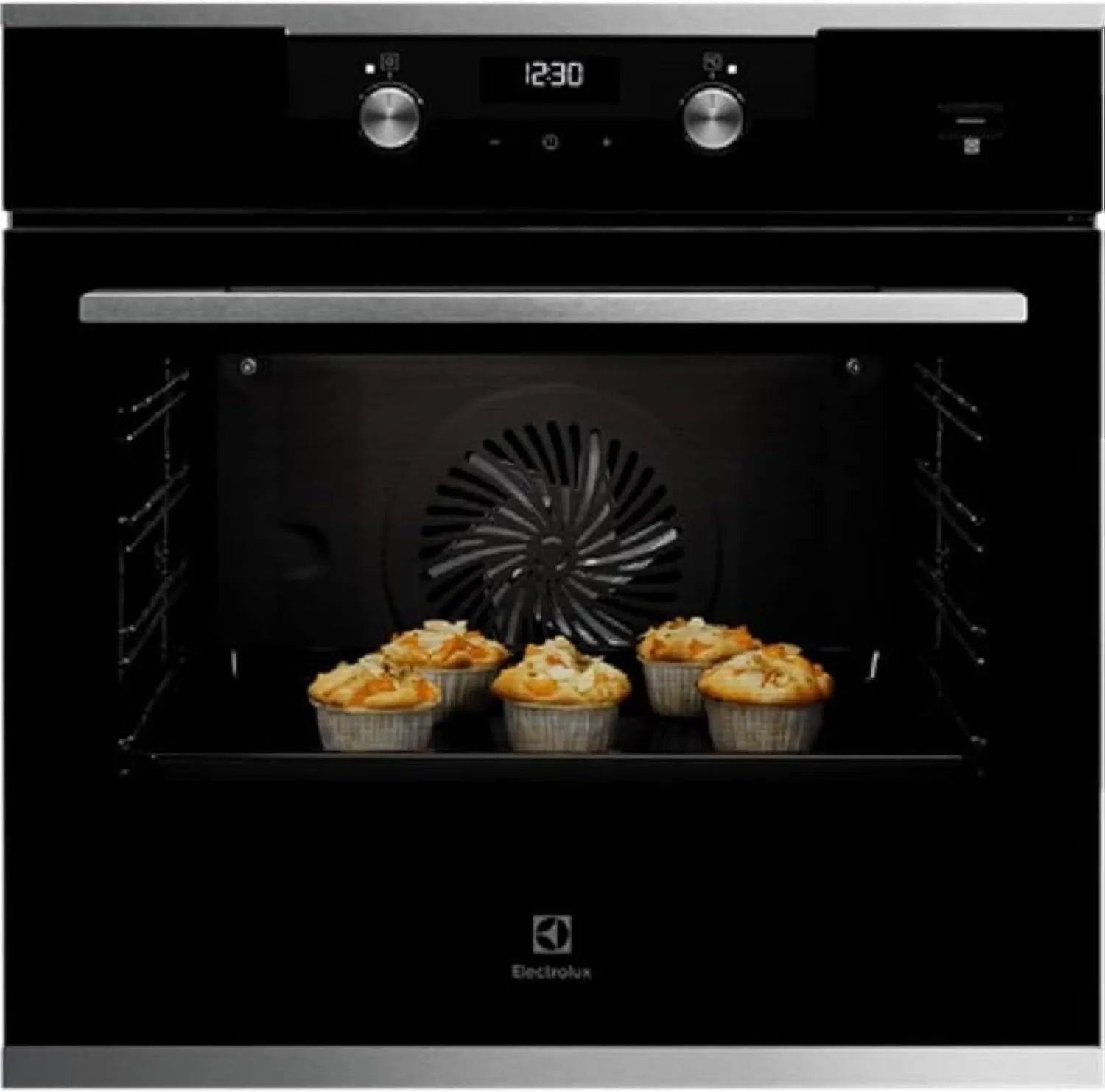 Electrolux KODEC60X 60 cm stainless steel built-in electric oven with catalytic self-cleaning and multifunction cooking.