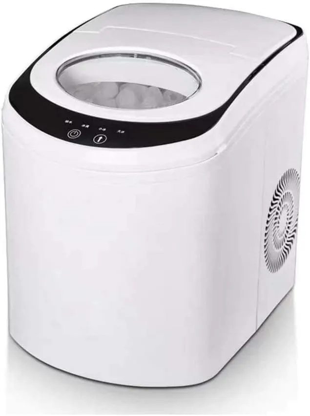 VGAGV automatic mini ice maker producing bullet, round, and block ice for home, office, and bar.