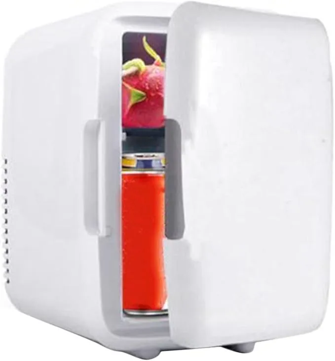 LOYOUYEO compact mini fridge with dual-use refrigerator and freezer function.