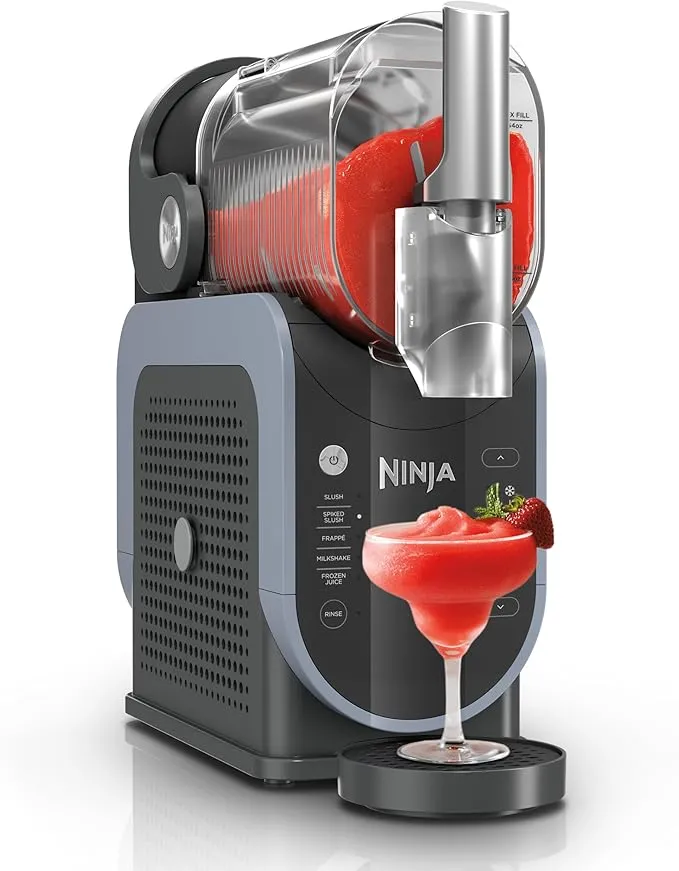 Ninja SLUSHi professional frozen drink maker in black with rapid chill technology and 5 preset functions.