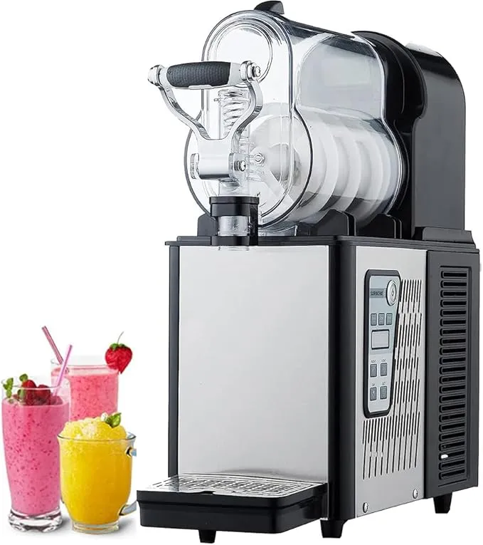 SONLED 3L commercial slush machine, 300W frozen drink maker for smoothies and margaritas.
