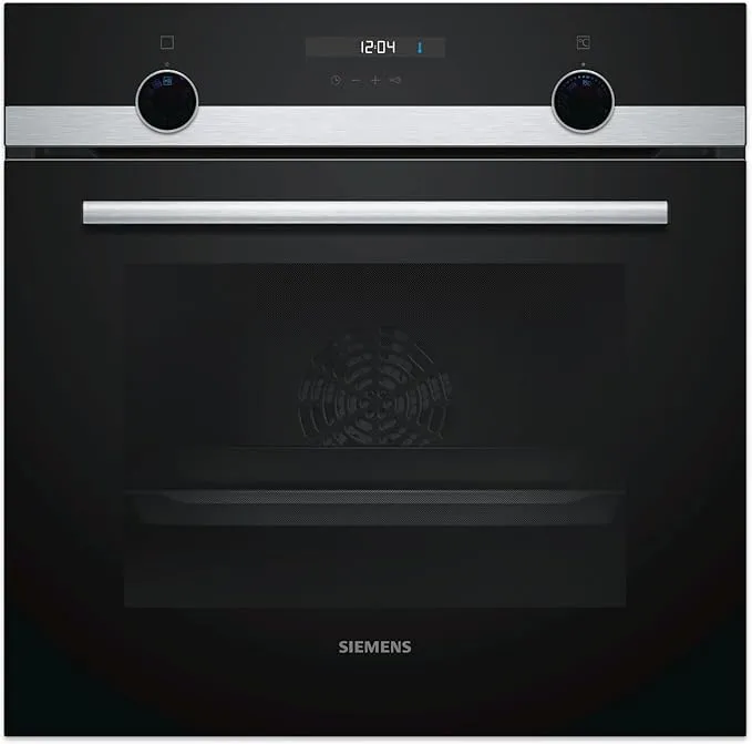Siemens iQ500 built-in electric oven, 66L capacity, 60cm stainless steel design (HB557JYS0M).