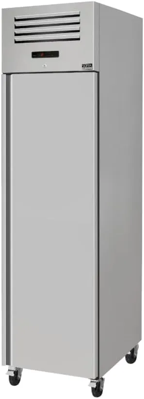 Sofia Refrigeration slim single-door stainless steel upright chiller for commercial use.