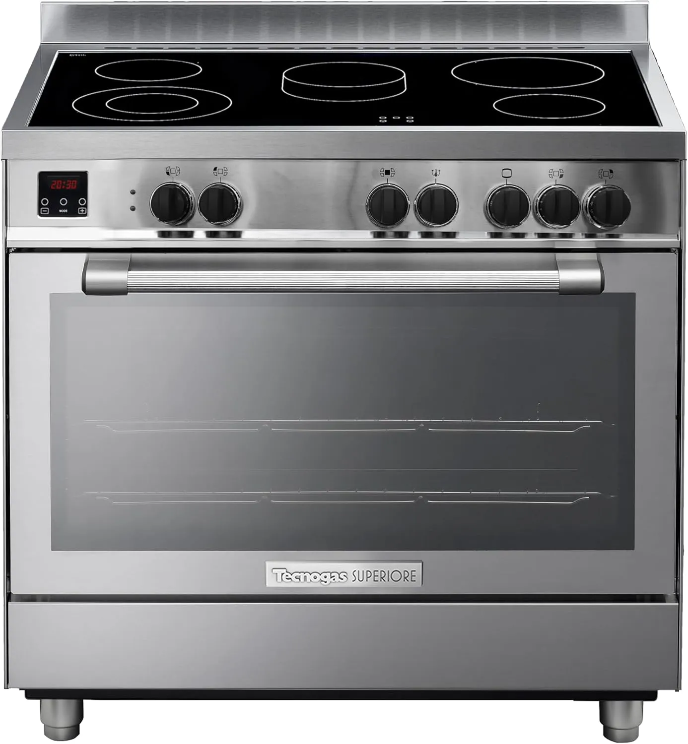 Tecnogas Superiore 90 cm ceramic electric cooker with 133L convection oven, model N1X96EVTC.