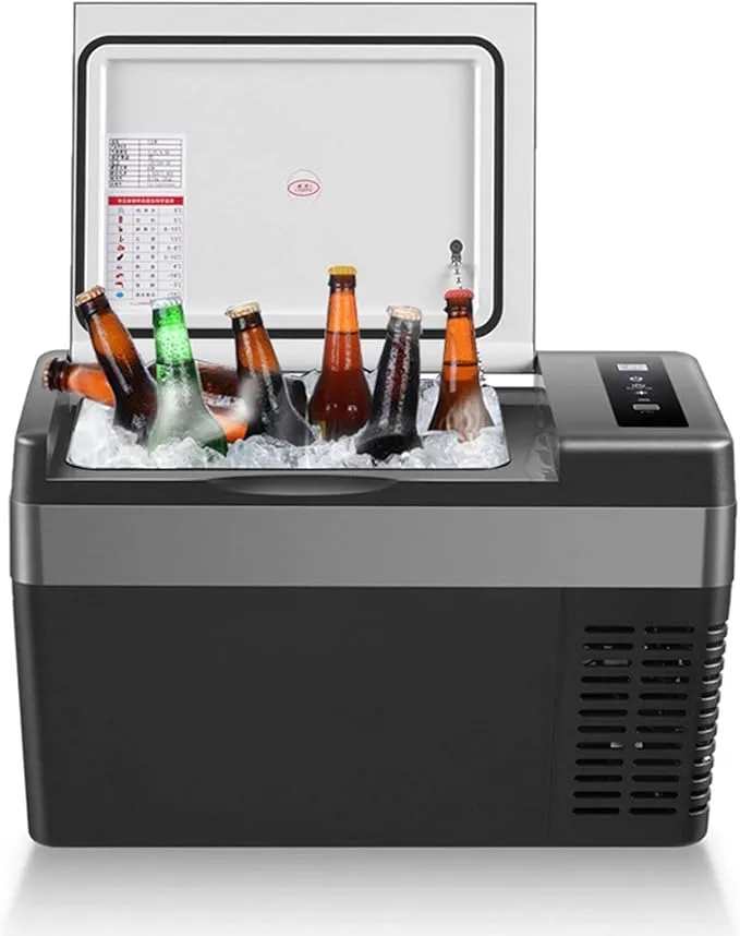 VFNRESW portable mini fridge and freezer electric cooler and warmer for home, office, and travel.