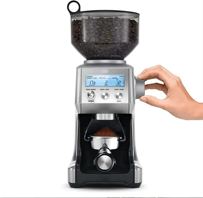 WRFTTCRR electric coffee grinder for professional espresso bean grinding, suitable for home and commercial use.