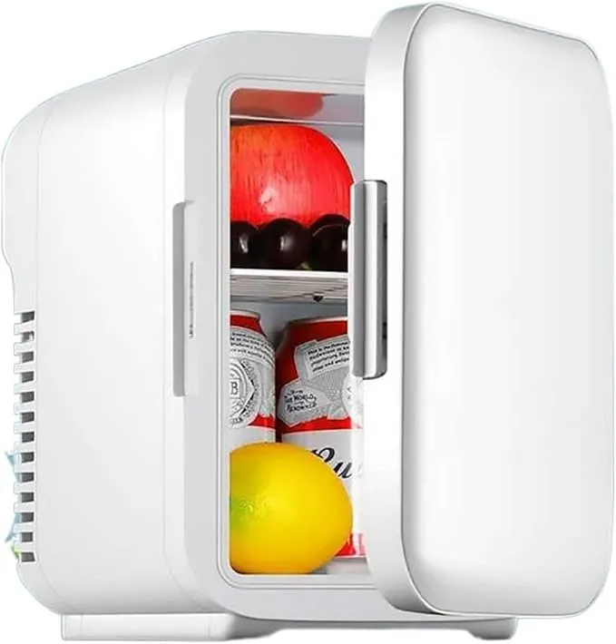 ZKSKOX portable mini fridge for beverages with refrigerator, freezer, cooler, and warmer functions.