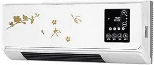 AQHCGS mini wall-mounted AC and heater with remote control, providing portable cooling and heating for home use.