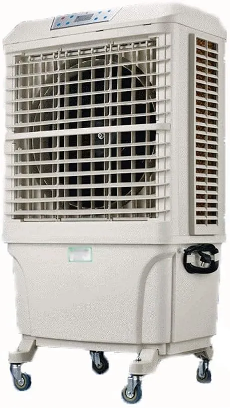 ArcticBreeze mobile air cooler with high power and smart control features.