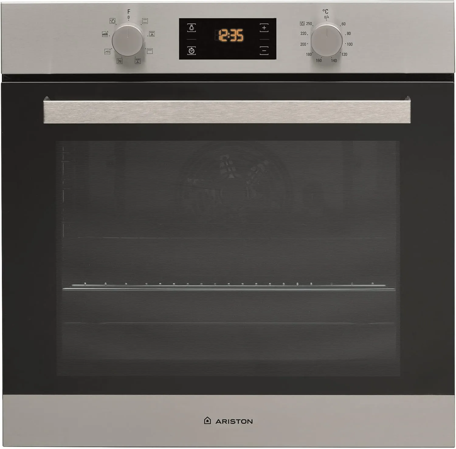 Ariston 178 L built-in frost-free refrigerator with electronic control, multi airflow, and flush door design.