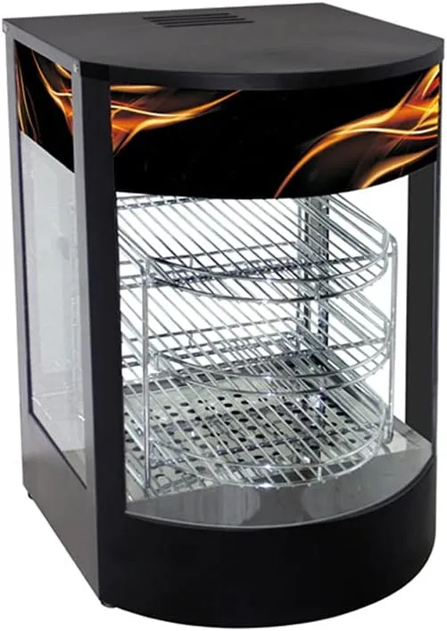 Commercial countertop electric food preserver and warmer station for catering.