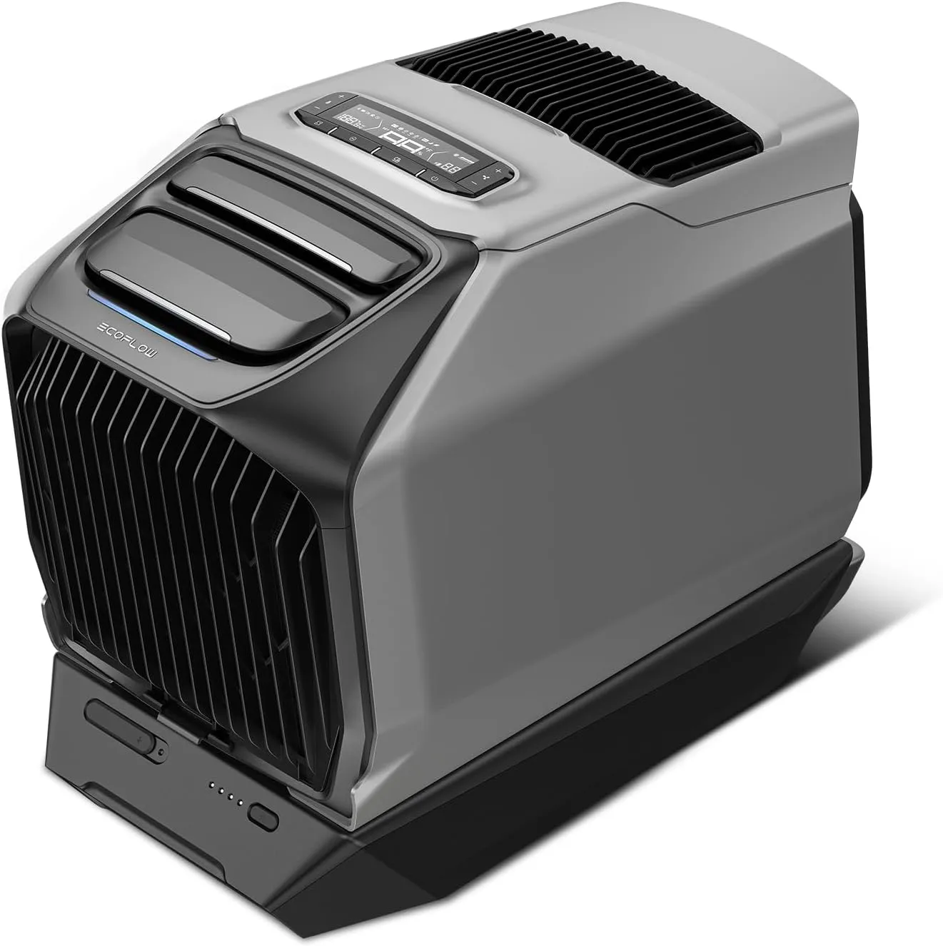 EF ECOFLOW WAVE 3 portable air conditioner with cooling and heating, battery-powered for RV use.