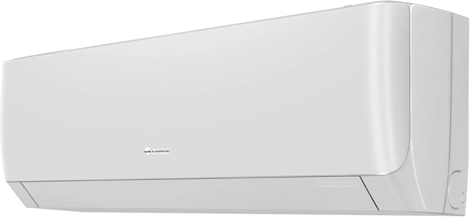 Gree 2.5-ton split air conditioner with Wi-Fi control, rotary compressor, and 10-year parts warranty.