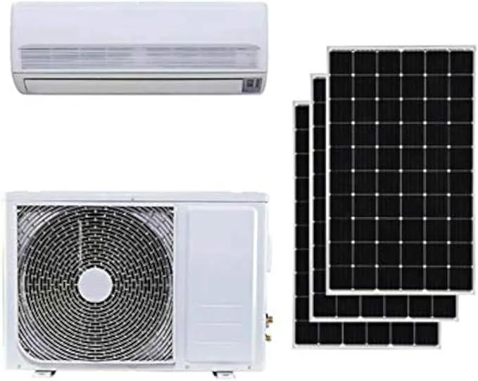 Jntech 12,000 BTU solar ACDC mini split with ductless inverter design, providing both air conditioning and heating.