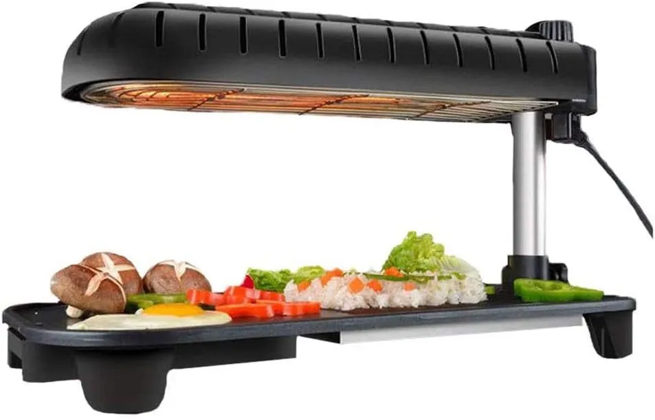 KOHARA infrared electric tabletop grill for indoor grilling and cooking.