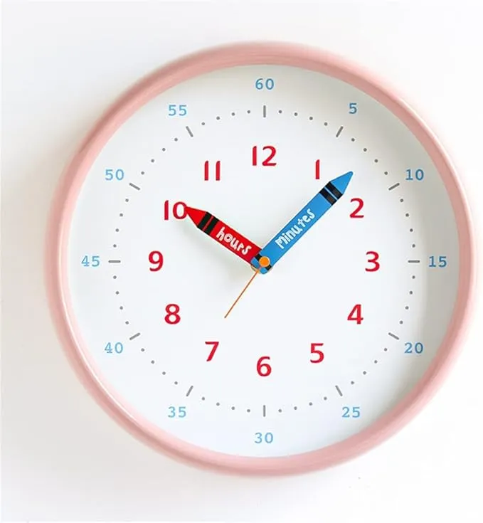 Modern metal silent wall clock with stylish design for home, bedroom, and living room decor.