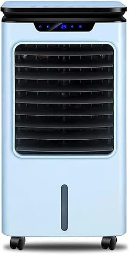 Portable 3-in-1 evaporative AC, bladeless silent fan with humidifier and purifier for office and dorm