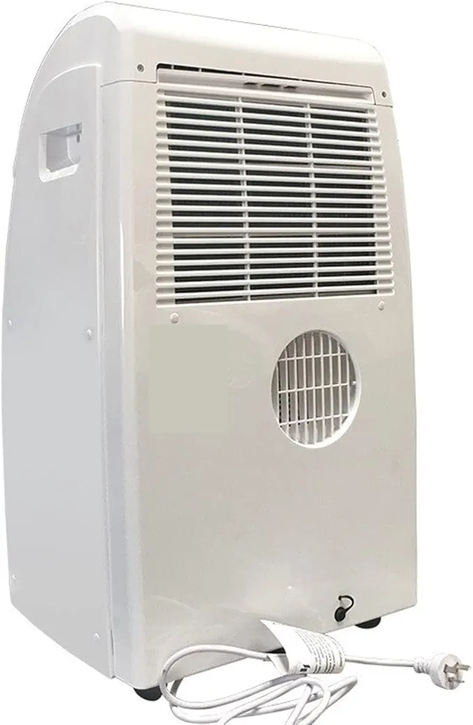 Compact portable air conditioner with 2-in-1 cooling and heating for small homes and offices.