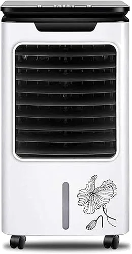 Portable evaporative AC, bladeless, noiseless fan with humidifier and purifier for office and room