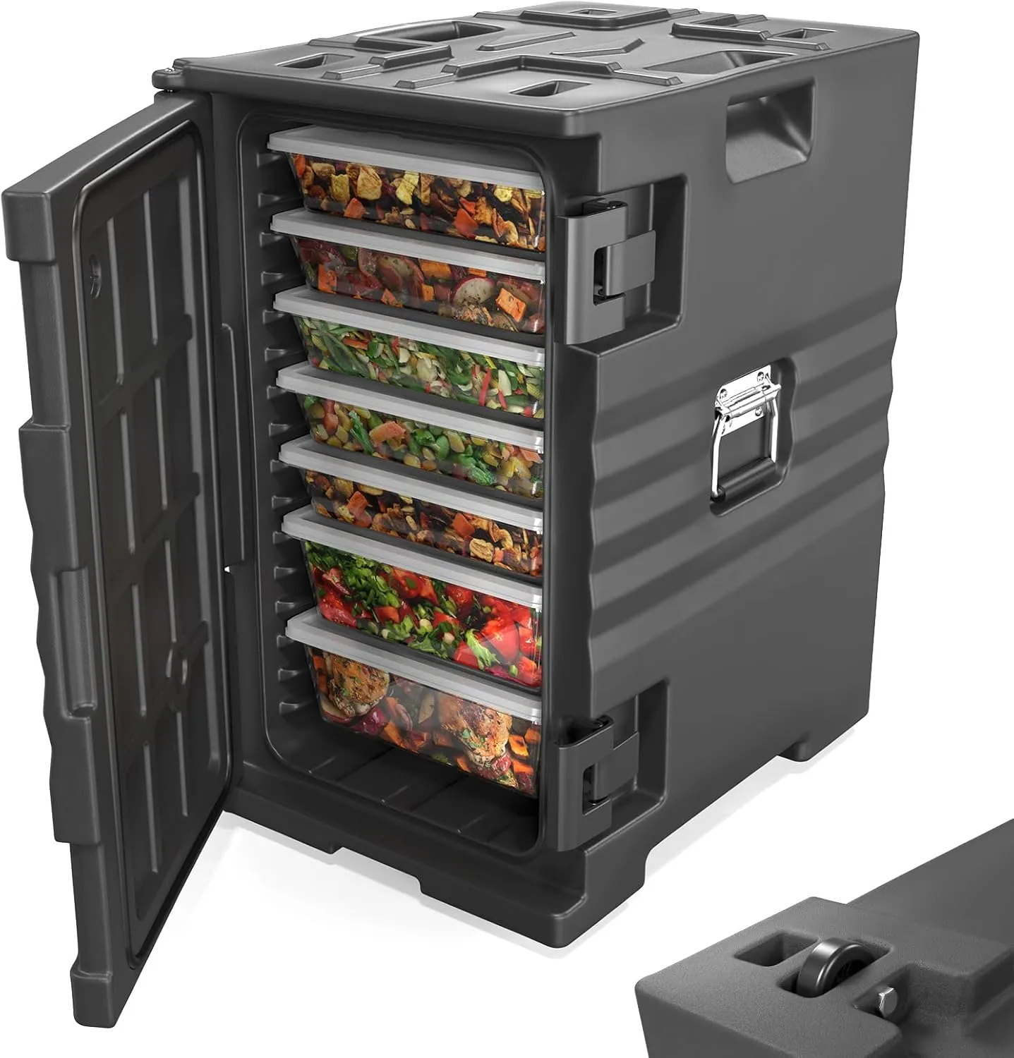 ROVSUN insulated food pan carrier and hot box for catering and restaurant use.