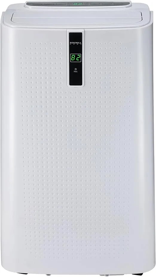 Rosewill 4-in-1 portable AC with 12000 BTU, cooler, fan, heater, and dehumidifier with remote