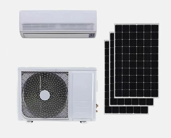 SolarHybrid ACDC mini split air conditioner and heater with ductless design for efficient year-round climate control.