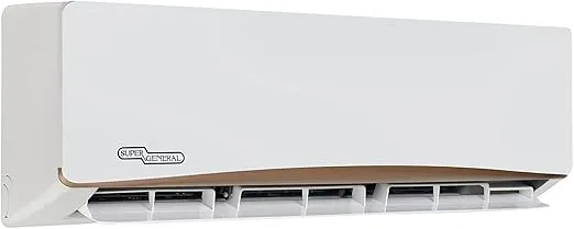 Super General 3 Ton split AC SGS-365-NE with 36,000 BTU, rotary compressor, and Gold Fin.