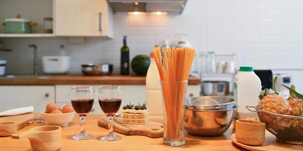 Modern, organized kitchen setup with Marino Kitchen containers, utensils, and smart storage ideas.