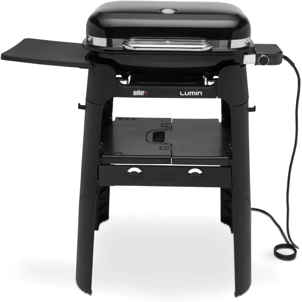 Weber Lumin electric barbecue premium grill for outdoor cooking.
