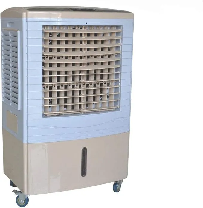 XBSLJ 3-in-1 portable air conditioner with high-power cooling, built-in humidifier, timer, and remote control.