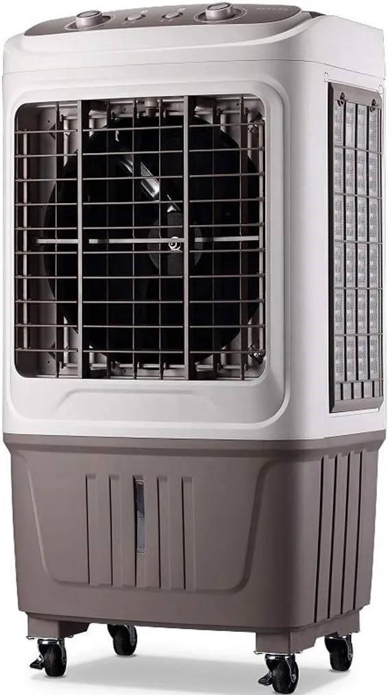 XBSLJ 4-speed household cooling fan with high power and low noise in a home and office setting.
