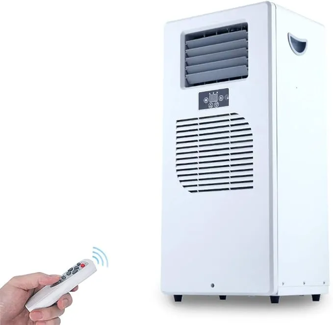 XRTLYH mini inverter air conditioner and fan for portable bedroom cooling and heating.