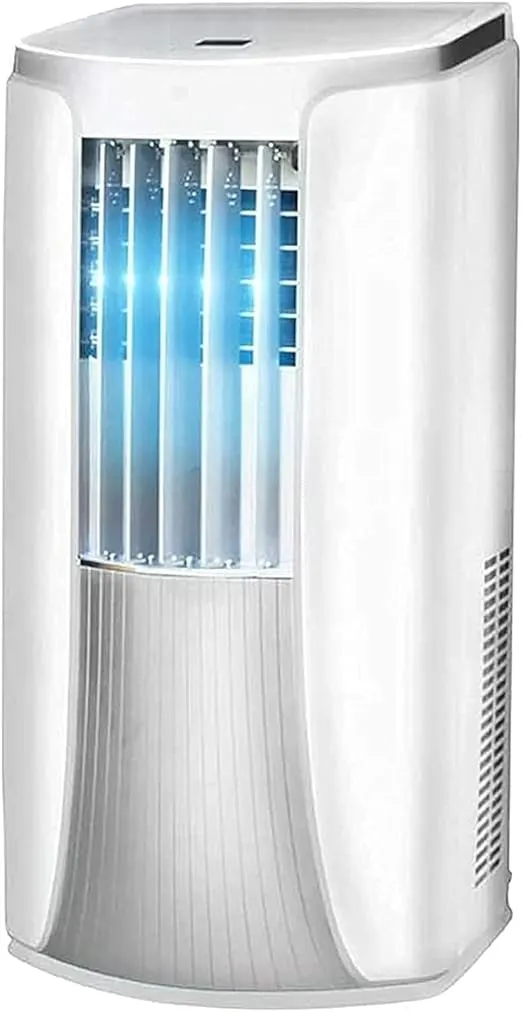 ZJCQA 12000 BTU portable air conditioner with 3-in-1 evaporative cooler, fan, and humidifier.