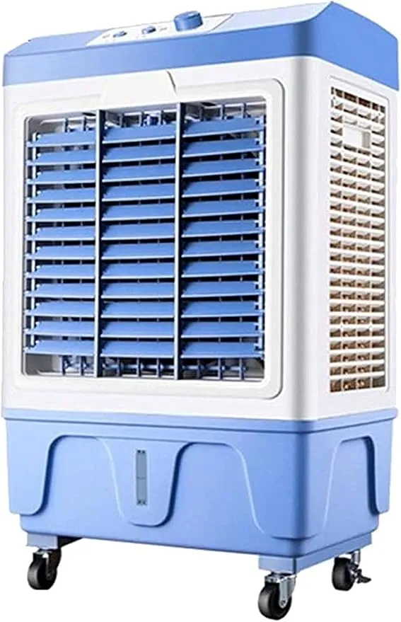 ZJCQA 18L portable air cooler and humidifier with 3-speed fan for home and office.