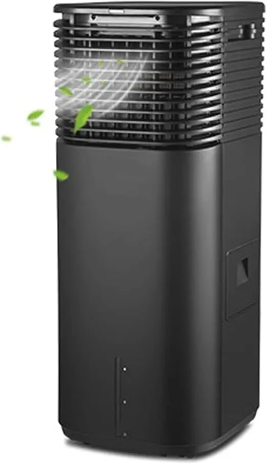 ZJCQA 20L portable air cooler with remote control, humidifier, LED display, and 8-hour timer.