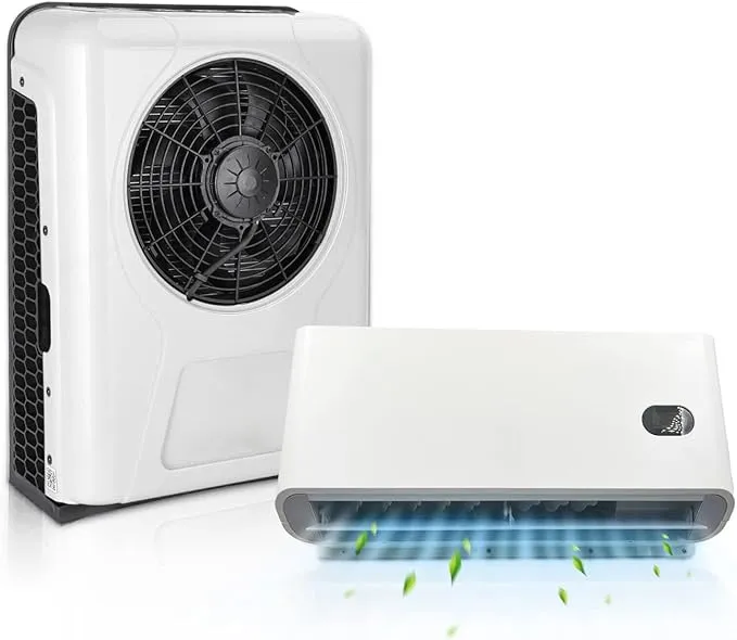 ZJCQA 8000 BTU 3-in-1 portable air conditioner with cooling, dehumidifier, and remote control.