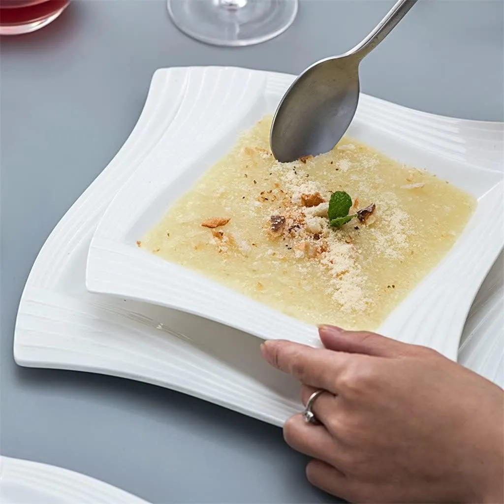 12-piece porcelain dinnerware set