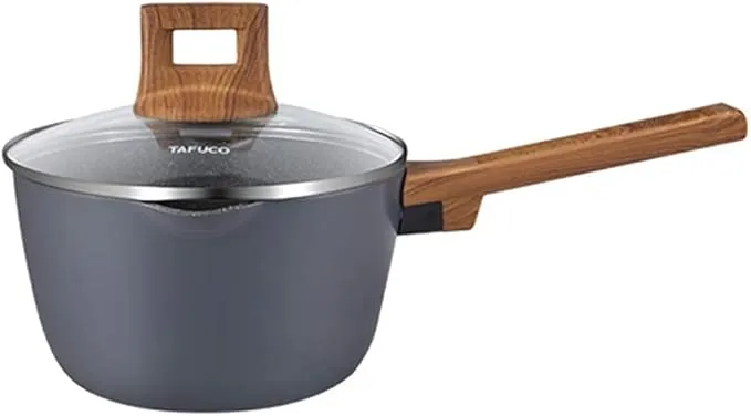 2-piece die-cast aluminium nonstick wok set with lid for easy and healthy cooking.