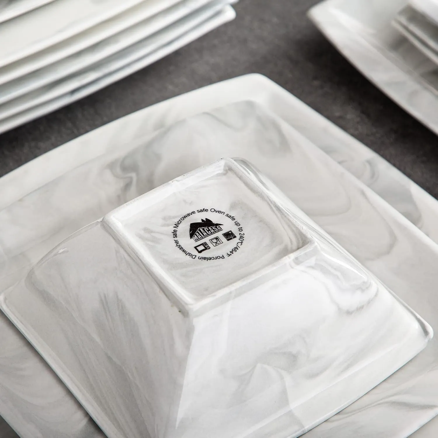 marble dinnerware set