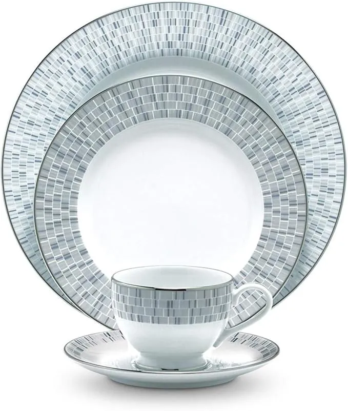 37-piece Noritake dinner set from the Porcelain Hearth Collection.