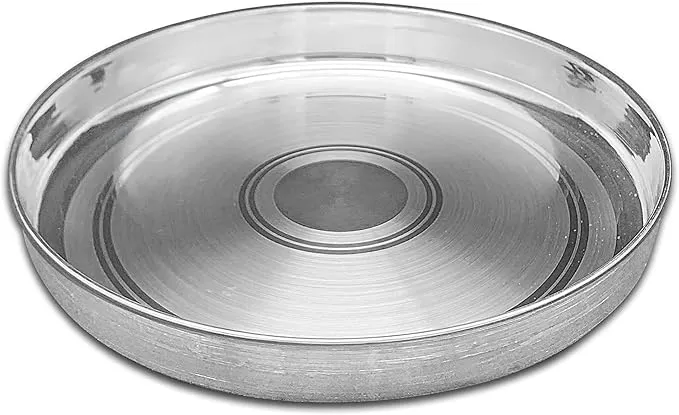 600g pure silver dinner plate made of 97% plain silver.