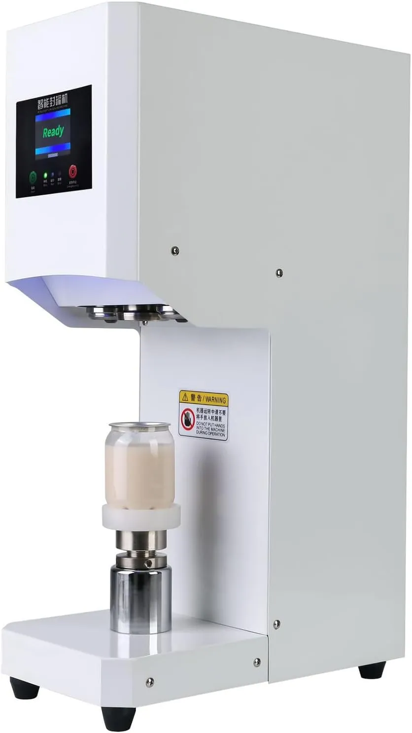 Commercial automatic aluminum sealing machine for beverage cans and cups