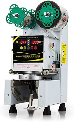 Commercial electric smoothie sealing machine for beverage cups